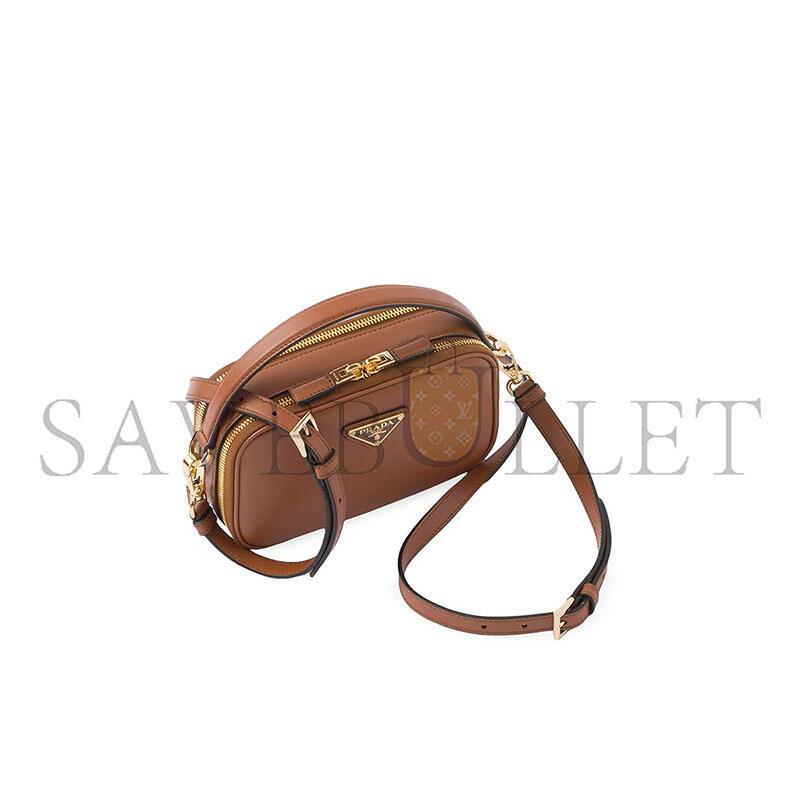 PRADA ODETTE LEATHER MINI BAG 1BH203 (18.5*11.5*6cm) 